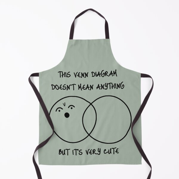 Item preview, Cute Venn diagram (black) designed and sold by SolidEarthArt.
