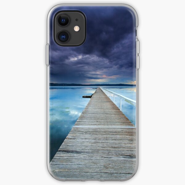 Long Jetty sunset iPhone Soft Case