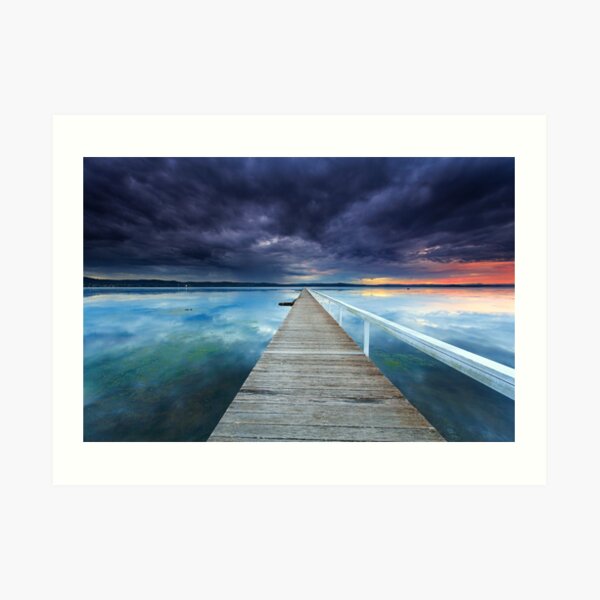 Long Jetty sunset Art Print