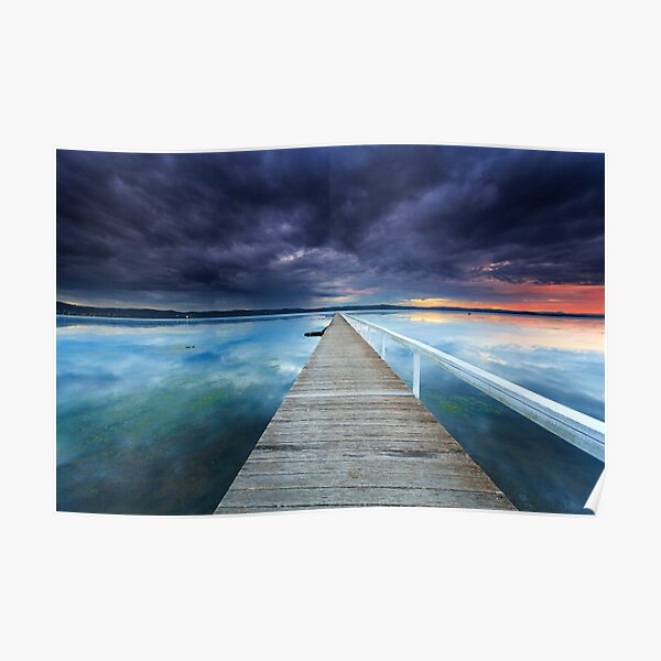 Long Jetty sunset Poster