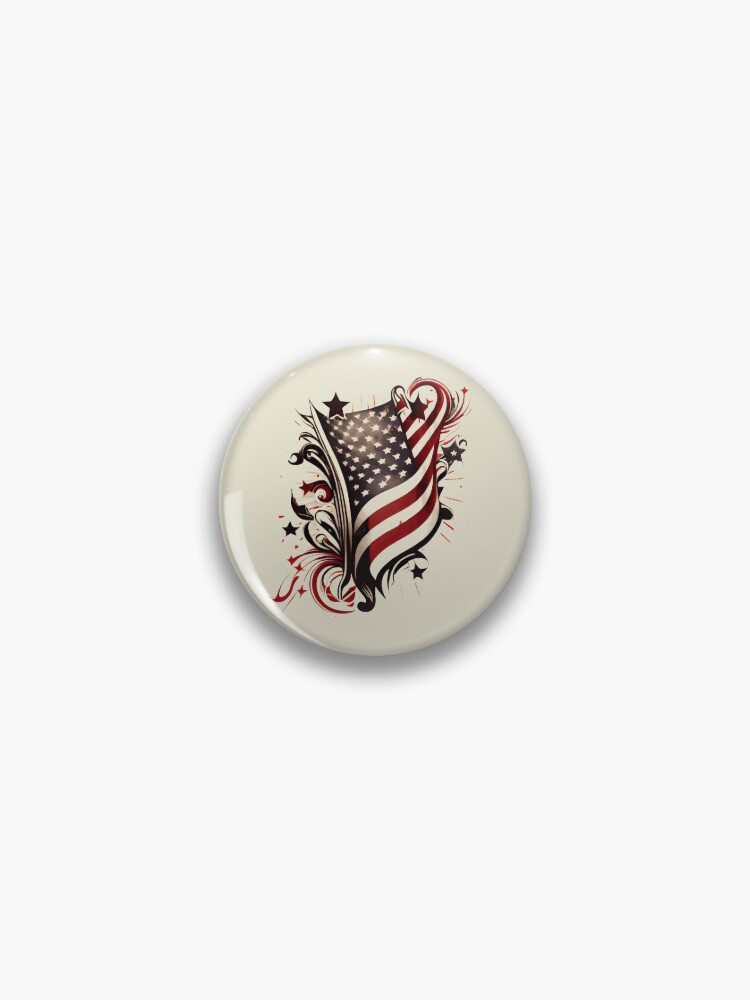 Traditional American Tattoo Pin for Sale by TourDePassion