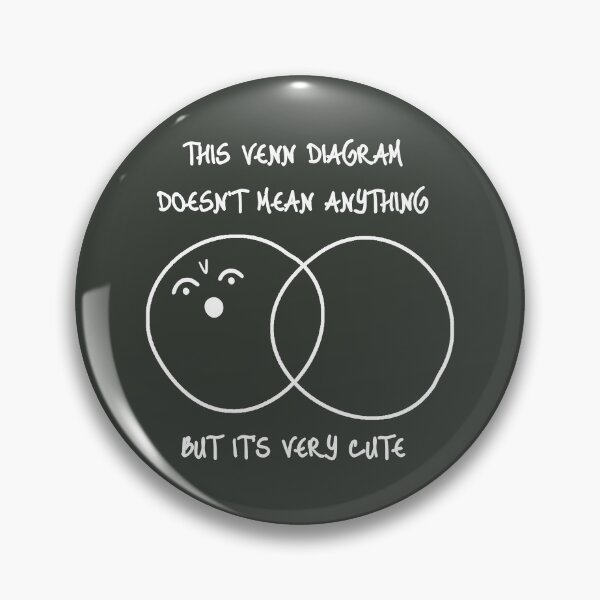 Item preview,  Cute Venn diagram (white) designed and sold by SolidEarthArt.
