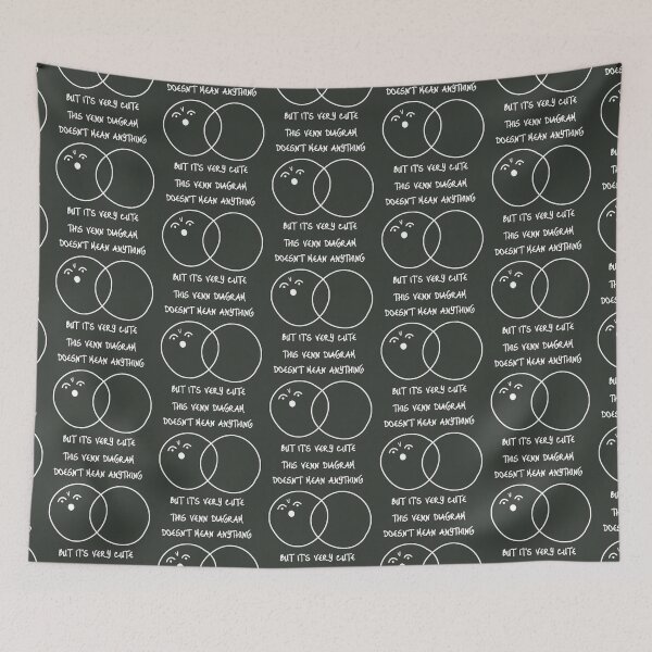 Item preview,  Cute Venn diagram (white) designed and sold by SolidEarthArt.