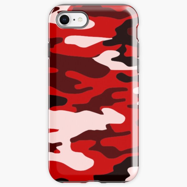 Red Camo iPhone Tough Case
