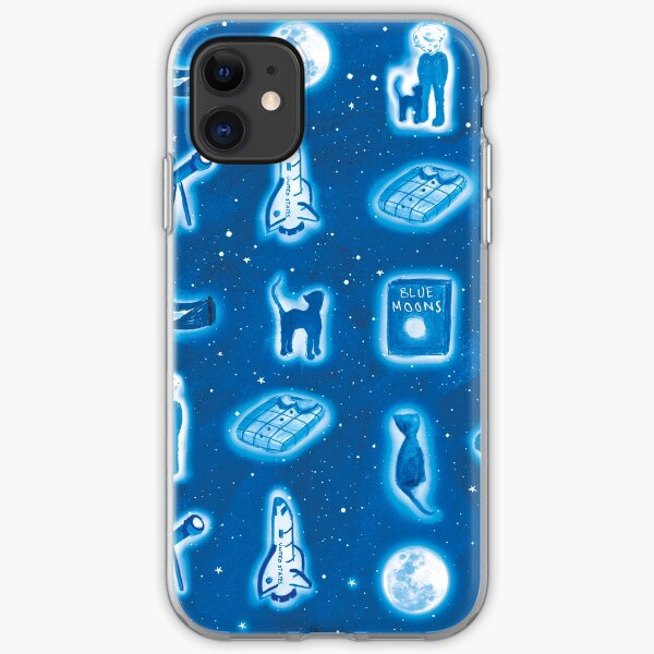Blue Moon iPhone Soft Case