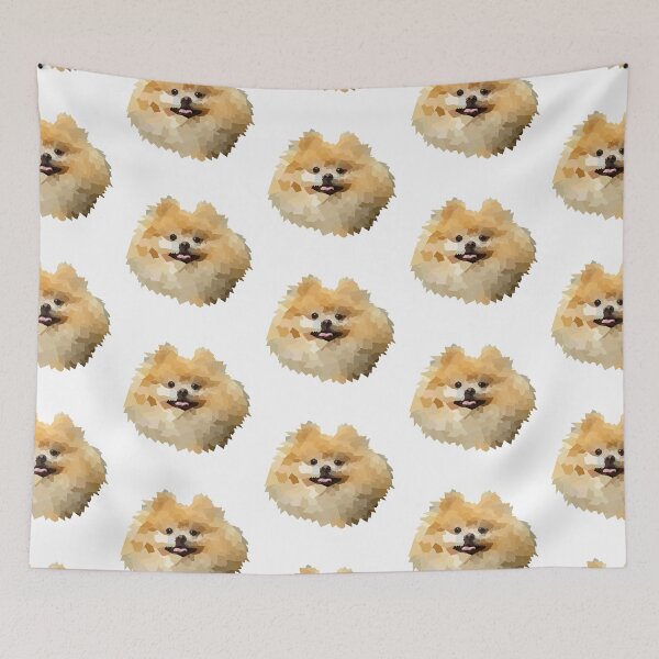 Item preview, Perro Pomerania Geométrico designed and sold by NewMerchandise.