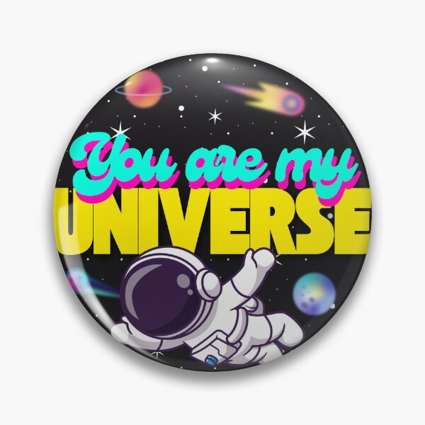 Item preview, You are my universe sticker DefiArt style designed and sold by defiarts.