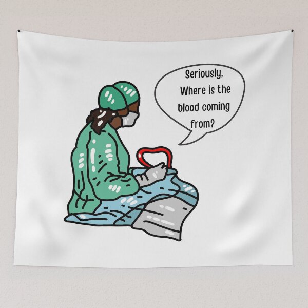 Item preview,  Seriously, Where is the blood coming from? designed and sold by introVETed.