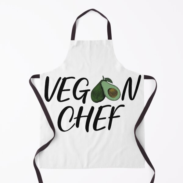 Item preview, Vegan chef, funny baking vegan, veganism designed and sold by UnlockingDesign.