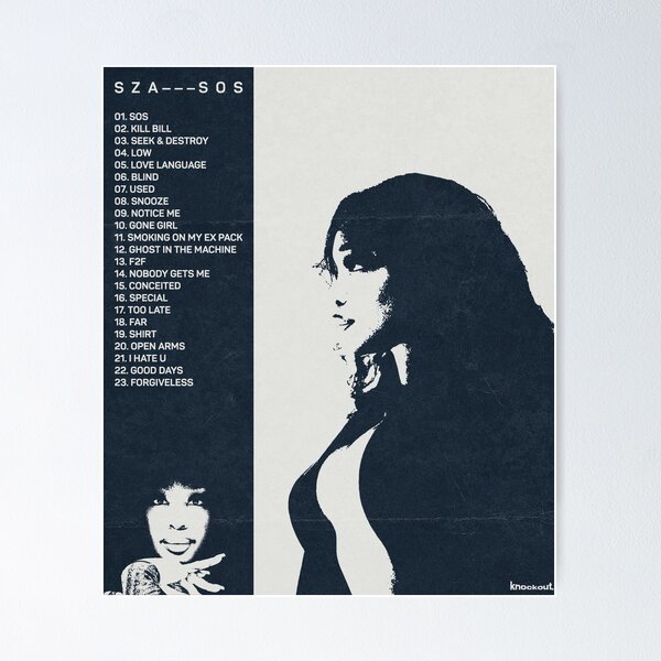 Item preview, SZA SOS Poster designed and sold by justinɳ ☆.