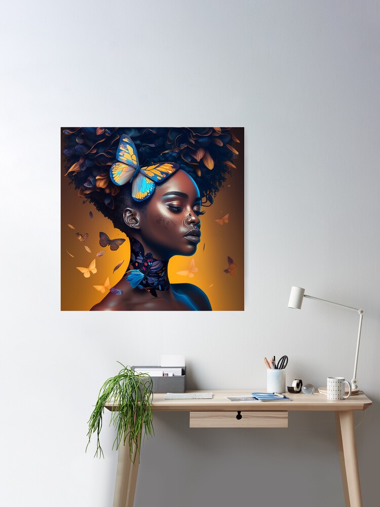 Black Woman Art, African Art Digital Prints, INSTANT DOWNLOAD