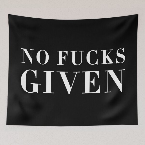 Item preview, No Fucks Given. designed and sold by CityNoir.