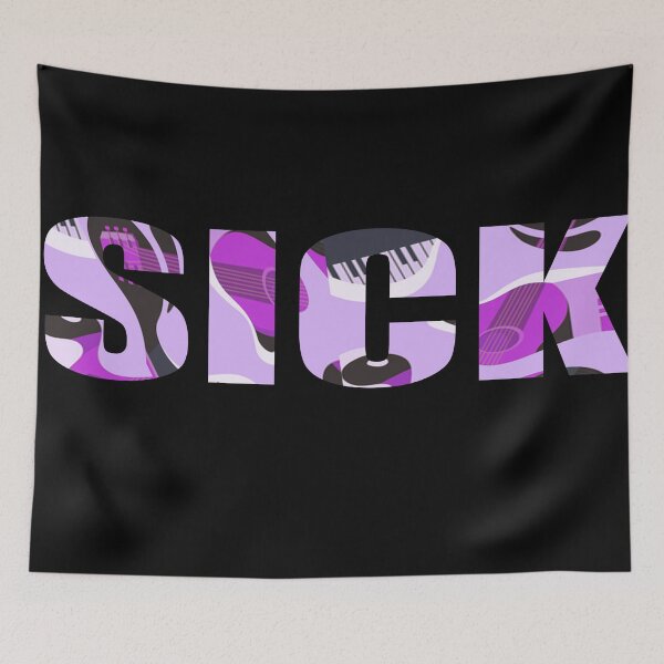 Item preview, S!ck Sickick Joyful Camouflage S!ckK!ck designed and sold by TheGreedyCrypto.