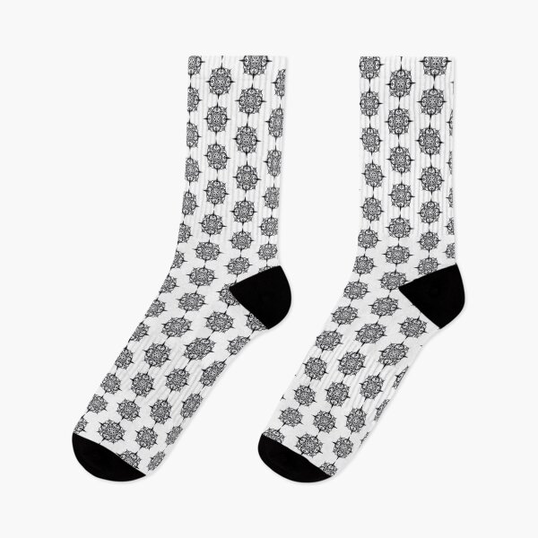 Item preview, Black and white mandala with lotus flower designed and sold by Hennagirl.