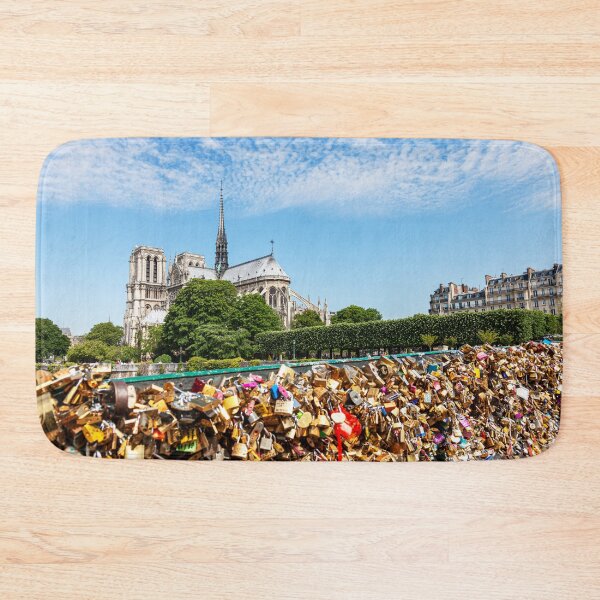 Item preview, Notre Dame de Paris From The Love Lock Bridge  designed and sold by Paul Thompson Photography.