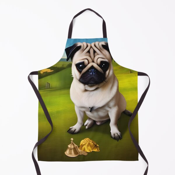 Item preview, Watercolour Pug. Pug Matte Painting. Rainbow Pug. designed and sold by Doggymadness.