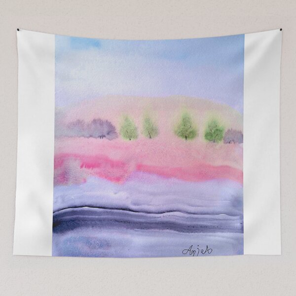 Item preview, Watercolor Landscape #1 designed and sold by amira.