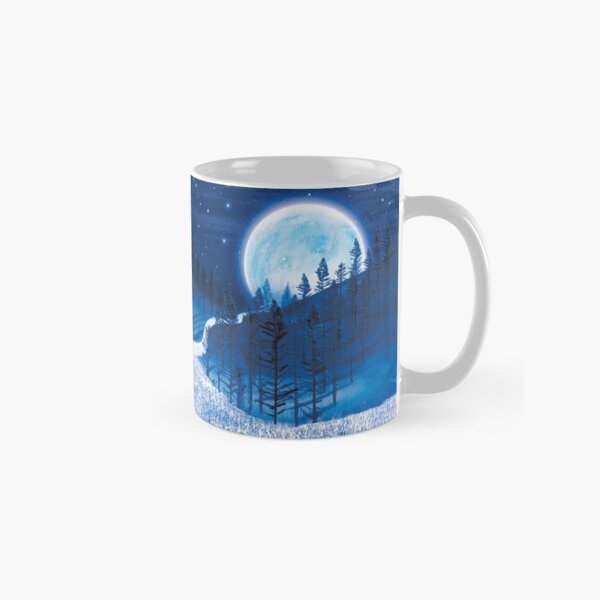 Boy and Blue Moon Classic Mug