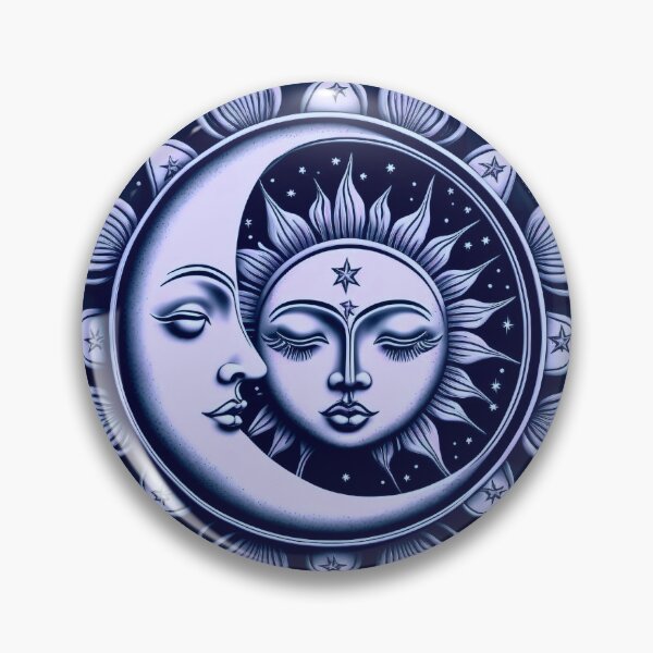 Item preview, Celestial Moon & Sun designed and sold by NevermoreFalls.