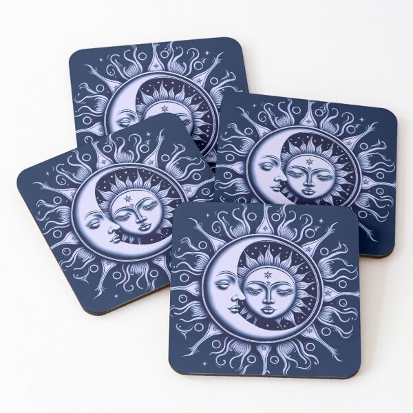Item preview, Celestial Moon & Sun designed and sold by NevermoreFalls.