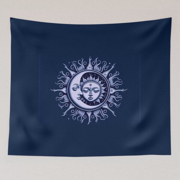Item preview, Celestial Moon & Sun designed and sold by NevermoreFalls.