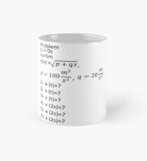 Physics Problem Mug