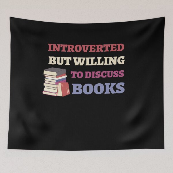 Item preview, Introverted Book Lover Design designed and sold by SimpliText.