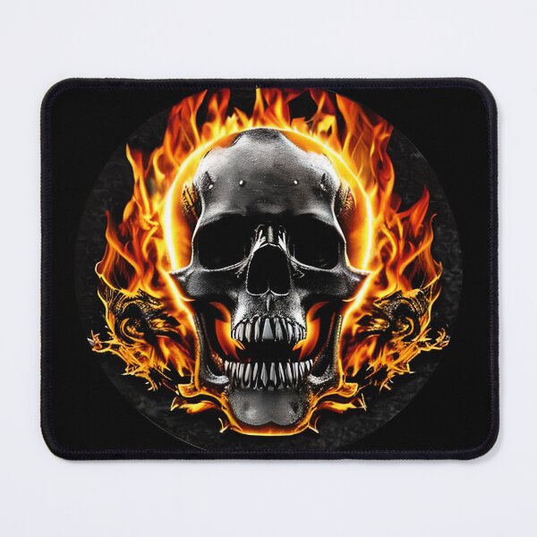 Item preview, Skull and Flames JG _8 designed and sold by Jonathan Gillette.
