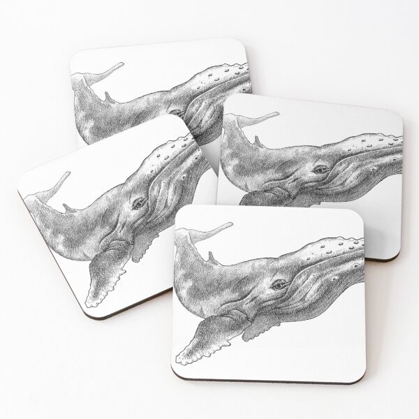 Item preview, Humpback Whale Drawing designed and sold by Nicoleta Dabija.