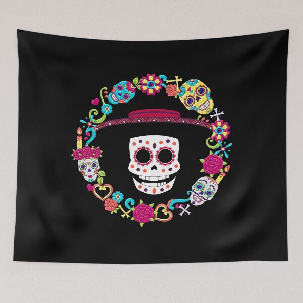Item preview, Dia de Los Muertos Sugar Skull designed and sold by foxforce.