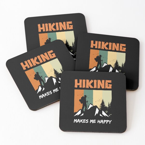 Item preview, Hiking Makes Me Happy designed and sold by BelloniArtShop.