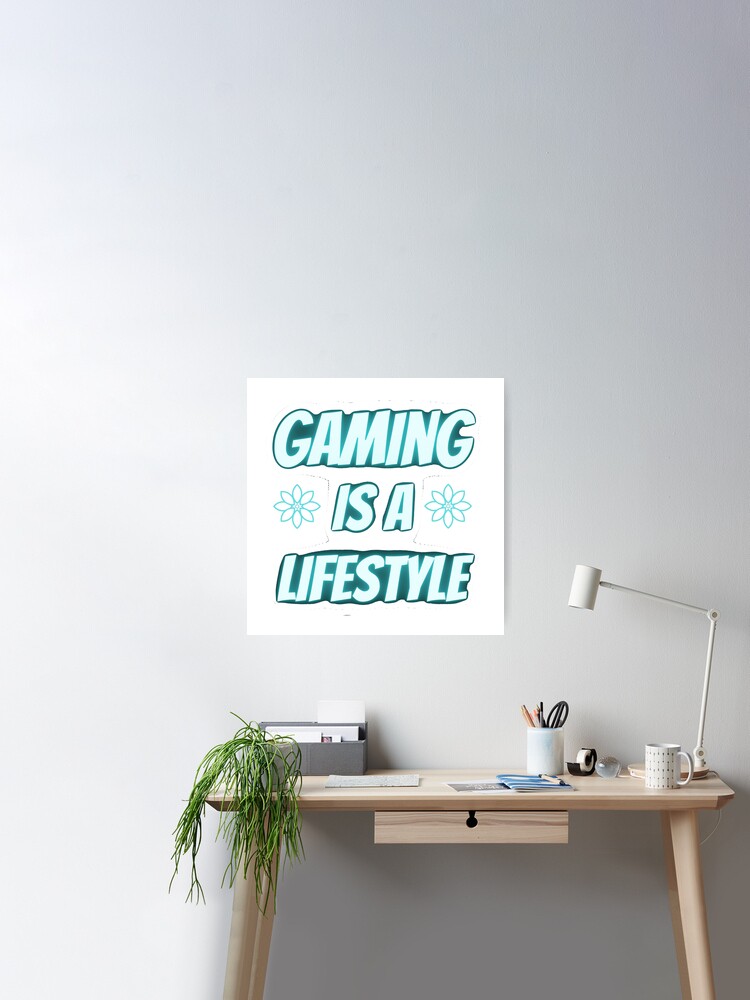 Video game life Poster for Sale by Redkiwii