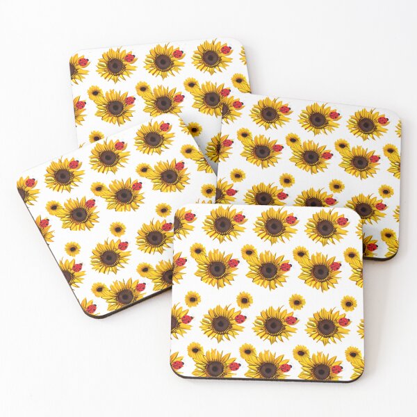 Item preview, Ladybugs on Sunflowers designed and sold by purplesensation.