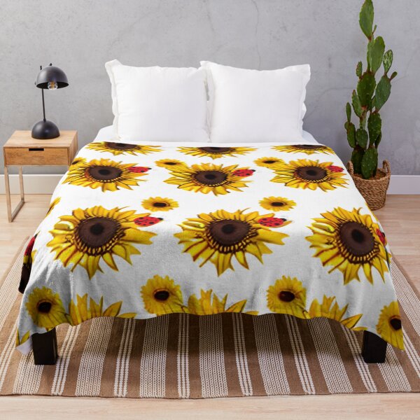 Item preview, Ladybugs on Sunflowers designed and sold by purplesensation.