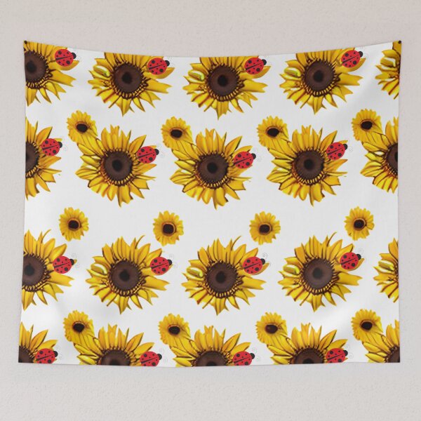 Item preview, Ladybugs on Sunflowers designed and sold by purplesensation.