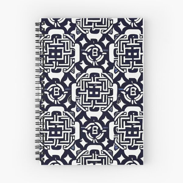 Aperçu de l'œuvre black and white geometric pattern créée et vendue par QuikiPatterns.