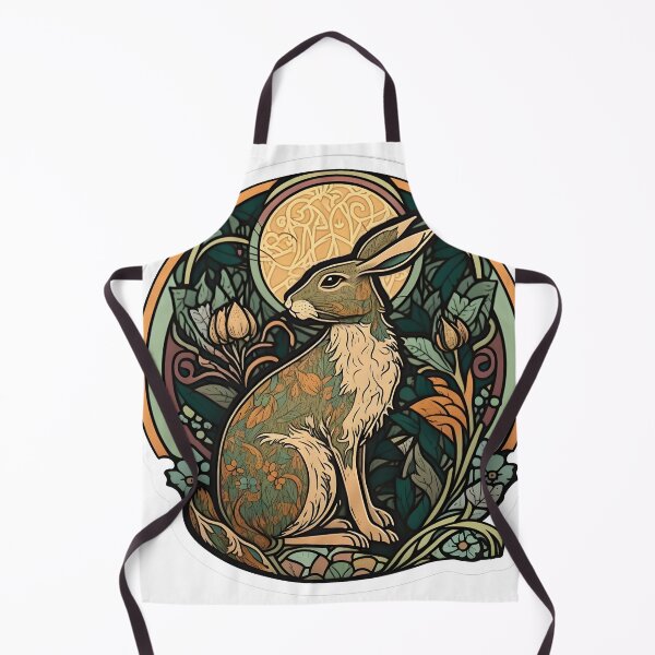 Item preview, Liebre Art Nouveau Pegatina designed and sold by Segattox.