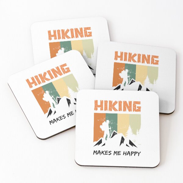 Item preview, Hiking Makes Me Happy designed and sold by BelloniArtShop.
