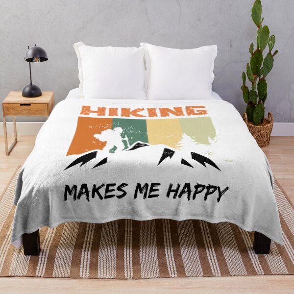 Item preview, Hiking Makes Me Happy designed and sold by BelloniArtShop.