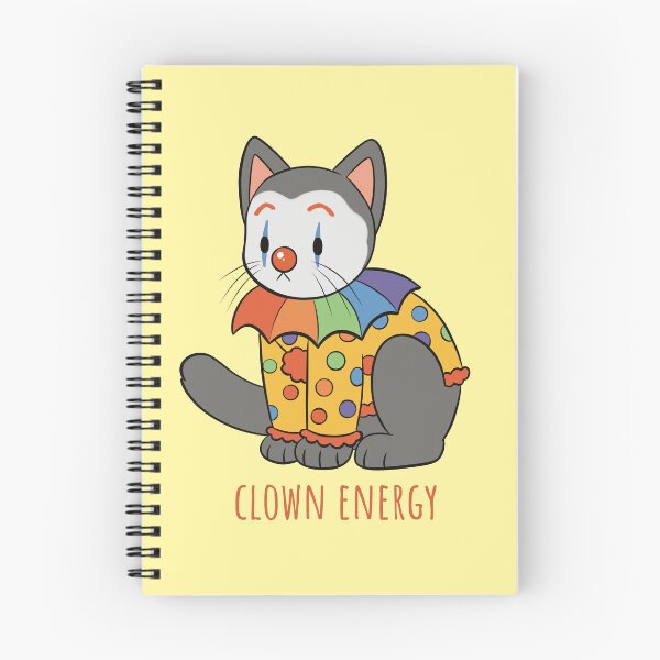 Item preview, Clown Energy Cat designed and sold by CasperReadArt.