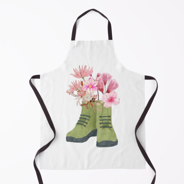 Item preview, wildflower hiking boots designed and sold by BORHIM-ART.