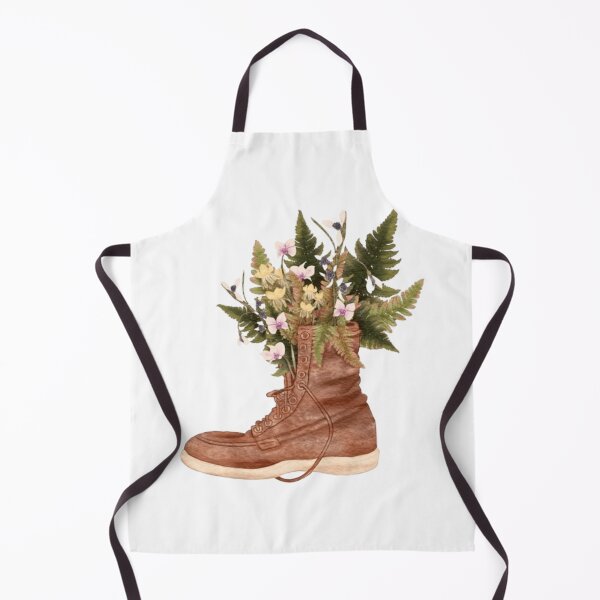 Item preview, wildflower hiking boots designed and sold by BORHIM-ART.