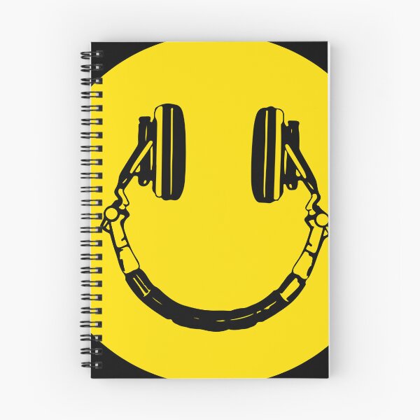 Item preview, Acid-house Headphones Smiley DJ designed and sold by BlessLifePrints.