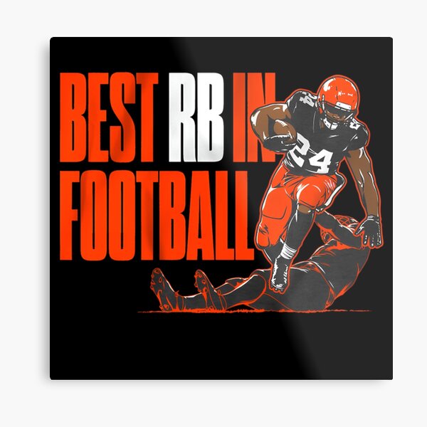 Full Chubb- Nick Chubb Cleveland Browns Metal Print by VcArt - Pixels