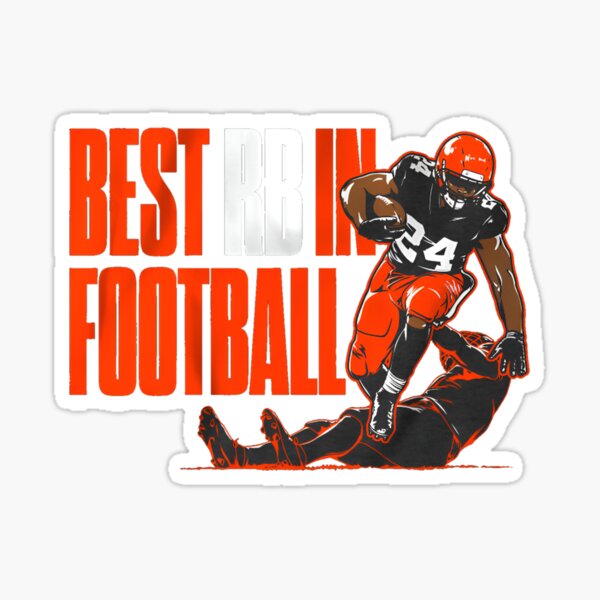 Nick Chubb STICKER #24 - Cleveland Browns NFL Batman Dawg Pound Running  Back |