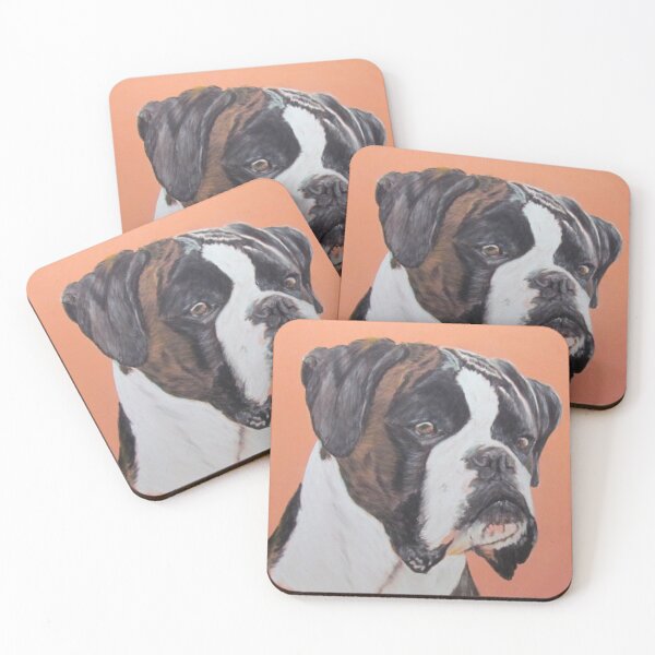 Item preview, brindle and white boxer designed and sold by joelle Guillaume.