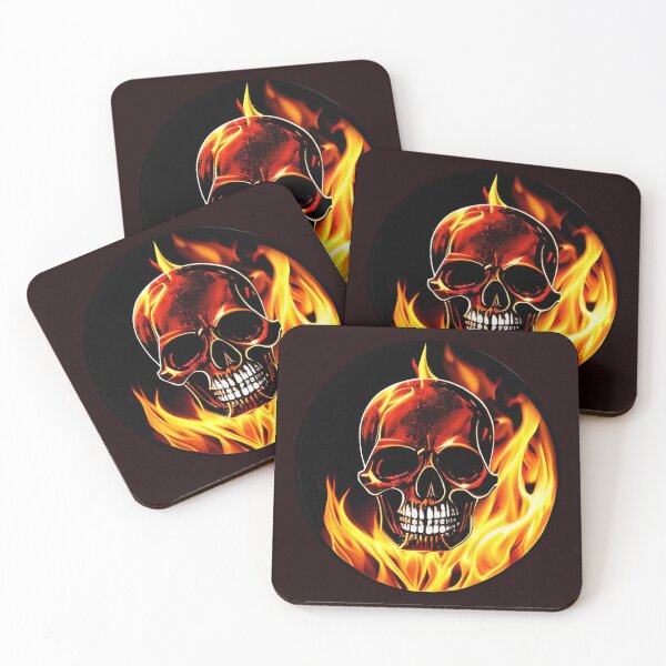 Item preview, Skull and Flames JG _10 designed and sold by Jonathan  Gillette.