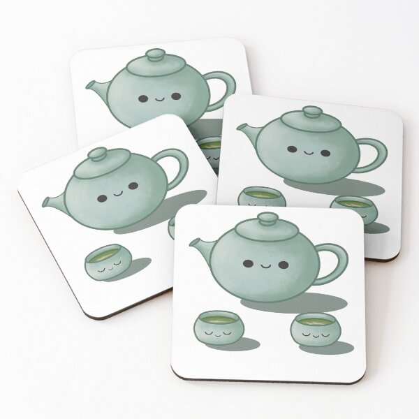 Item preview, Green Tea set designed and sold by RosieGoldArt.