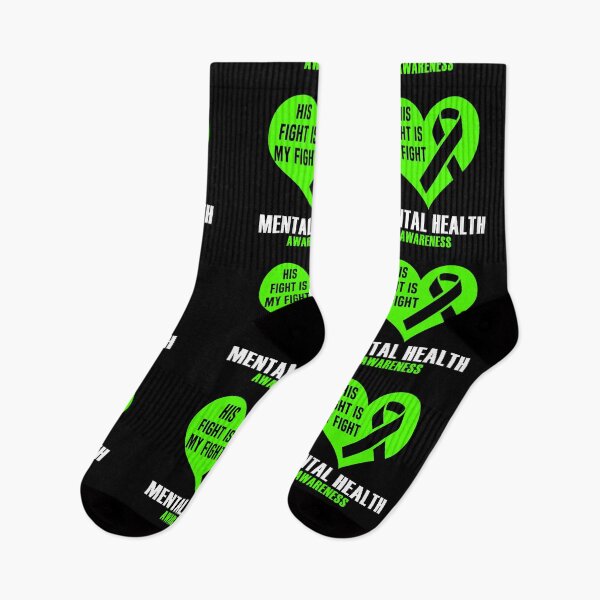 Item preview, His Fight Is My Fight Mental Health Awareness designed and sold by Color-Sparkle.