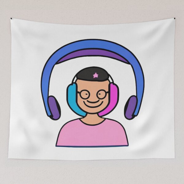 Item preview, Technicolor Tunes - Lively Melodies - Colour headphone designed and sold by WBP Mart.